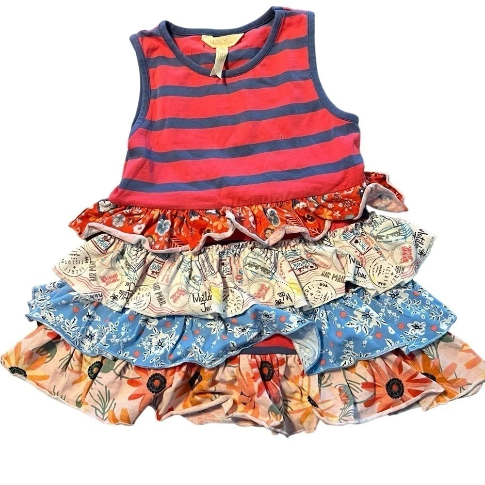 Girls Matilda Jane Wish You Were Here No Stopping Tunic size 6 sleeves
